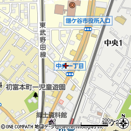日本一ジャスコ鎌ヶ谷店周辺の地図