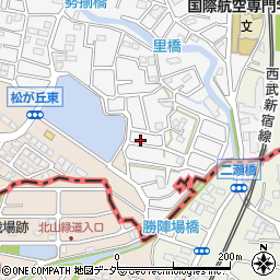 埼玉県所沢市久米26周辺の地図