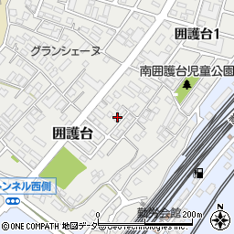 千葉県成田市囲護台1257-3周辺の地図