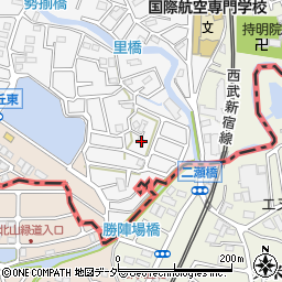 埼玉県所沢市久米38-9周辺の地図
