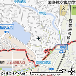 埼玉県所沢市久米25-5周辺の地図