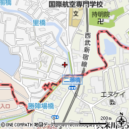 埼玉県所沢市久米37-23周辺の地図