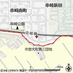 千葉県松戸市串崎南町178周辺の地図