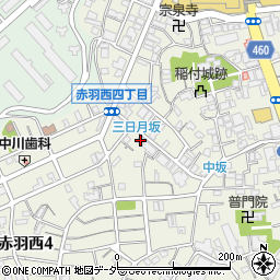 東京都北区赤羽西4丁目4-7周辺の地図