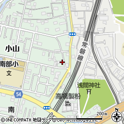 千葉県松戸市小山97-8周辺の地図