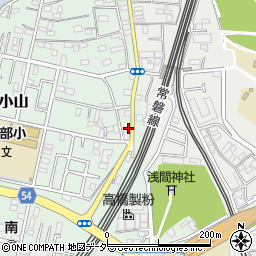 千葉県松戸市小山97-3周辺の地図