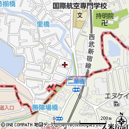 埼玉県所沢市久米37-28周辺の地図