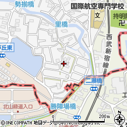 埼玉県所沢市久米36-1周辺の地図