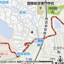 埼玉県所沢市久米37-25周辺の地図