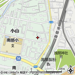 千葉県松戸市小山127-2周辺の地図