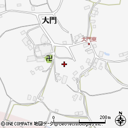 千葉県香取郡多古町大門周辺の地図