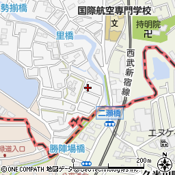 埼玉県所沢市久米37-24周辺の地図