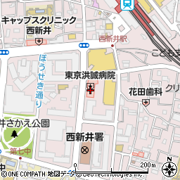 医療法人社団 洪泳会 東京洪誠病院周辺の地図