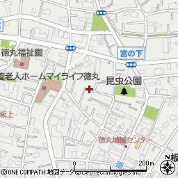 東京都板橋区徳丸3丁目38周辺の地図