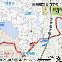 埼玉県所沢市久米36-9周辺の地図