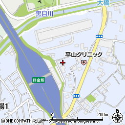 埼玉県新座市池田2丁目周辺の地図