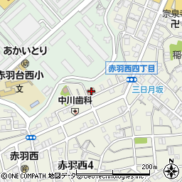 東京都北区赤羽西4丁目24-10周辺の地図