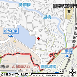 埼玉県所沢市久米29-20周辺の地図