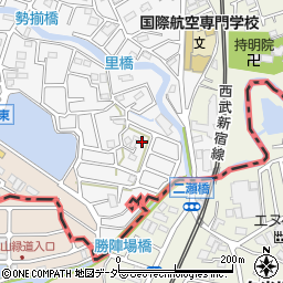 埼玉県所沢市久米36-8周辺の地図