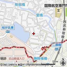 埼玉県所沢市久米29-17周辺の地図
