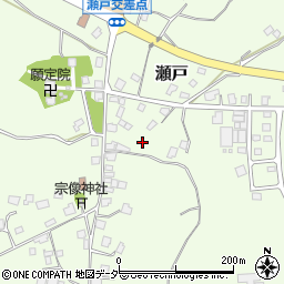 千葉県印西市瀬戸周辺の地図