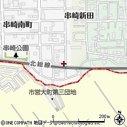 千葉県松戸市串崎南町156周辺の地図