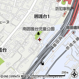 グレージュワコー成田壱番館周辺の地図
