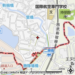 埼玉県所沢市久米37-9周辺の地図