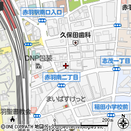 東京都北区赤羽南周辺の地図