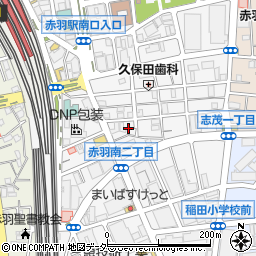 東京都北区赤羽南周辺の地図