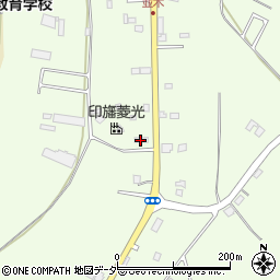 印旛菱光株式会社　本社工場周辺の地図