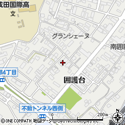 グランツ成田周辺の地図