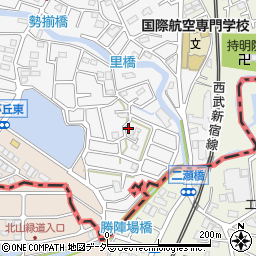 埼玉県所沢市久米36-4周辺の地図