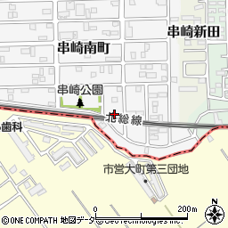 千葉県松戸市串崎南町188-3周辺の地図
