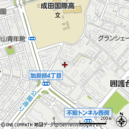 千葉県成田市囲護台1248周辺の地図