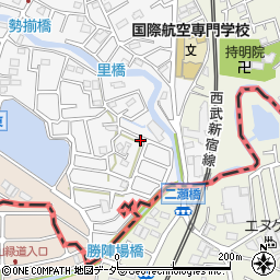埼玉県所沢市久米45-13周辺の地図