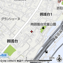 千葉県成田市囲護台1262-1周辺の地図