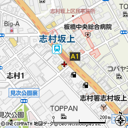 セブンイレブン板橋志村坂上駅前店周辺の地図