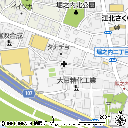 東京都足立区堀之内1丁目周辺の地図