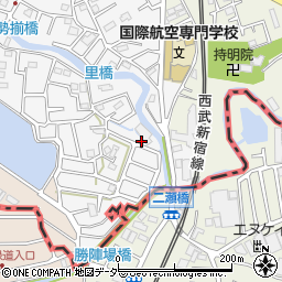 埼玉県所沢市久米45-1周辺の地図
