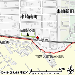 千葉県松戸市串崎南町187周辺の地図