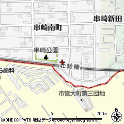 千葉県松戸市串崎南町187周辺の地図