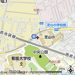 清瀬アパート周辺の地図