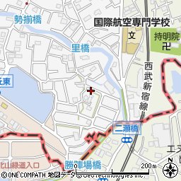 埼玉県所沢市久米45-20周辺の地図