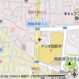 東京都足立区西新井栄町1丁目21-6周辺の地図