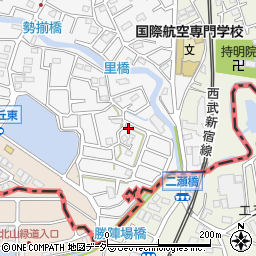 埼玉県所沢市久米45-21周辺の地図