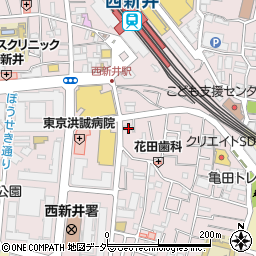 東京都足立区西新井栄町1丁目13-8周辺の地図