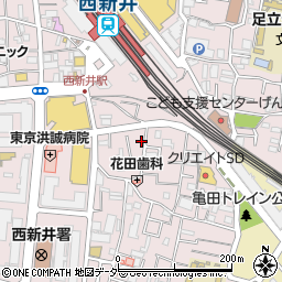 東京都足立区西新井栄町1丁目13-23周辺の地図