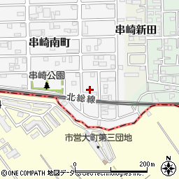 千葉県松戸市串崎南町172周辺の地図