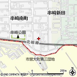 千葉県松戸市串崎南町171周辺の地図
